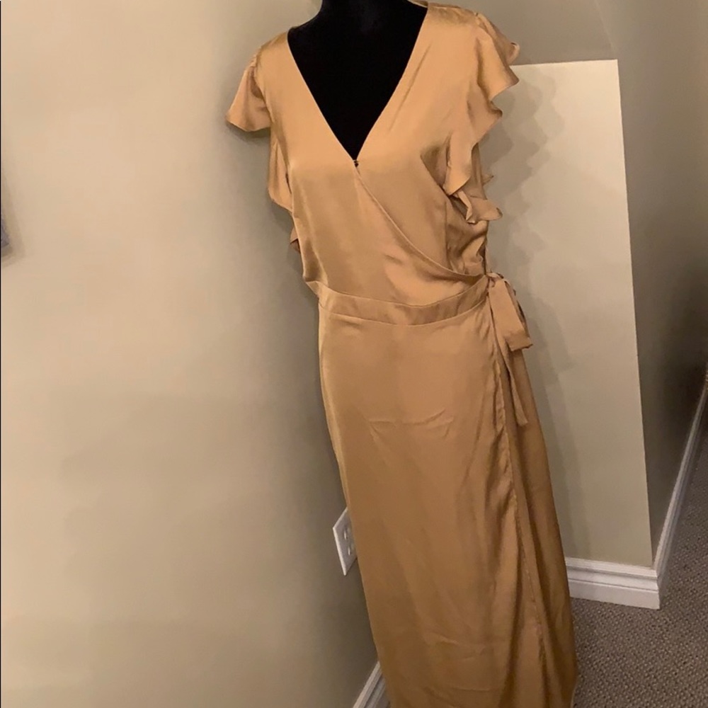 Gold Style Wrap Dress - Target